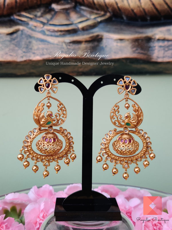 Designer antique earrings