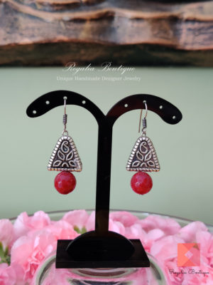 Red Triangle Danglers