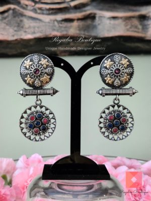 round chakra earrings