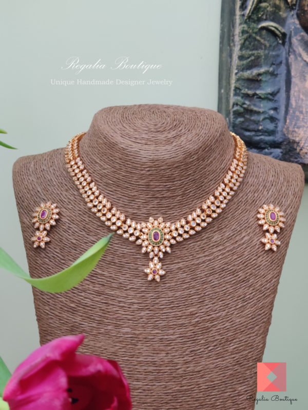 Zircon Traditional Necklace Set