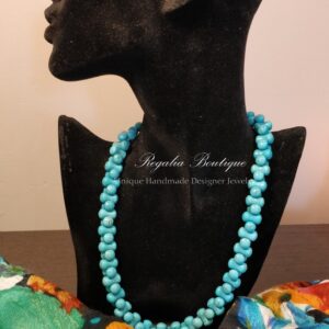 Turquoise Coral Necklace