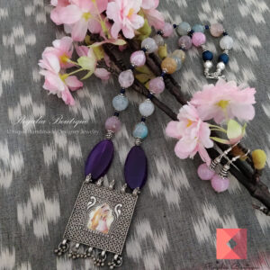 Poetic Pastel Beads Necklace Set