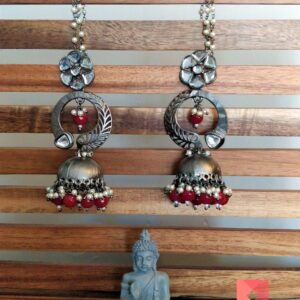 Silver Jhumka