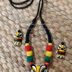 Wooden Owl Pendant Necklace