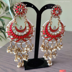 Poppy Red Chandbalis