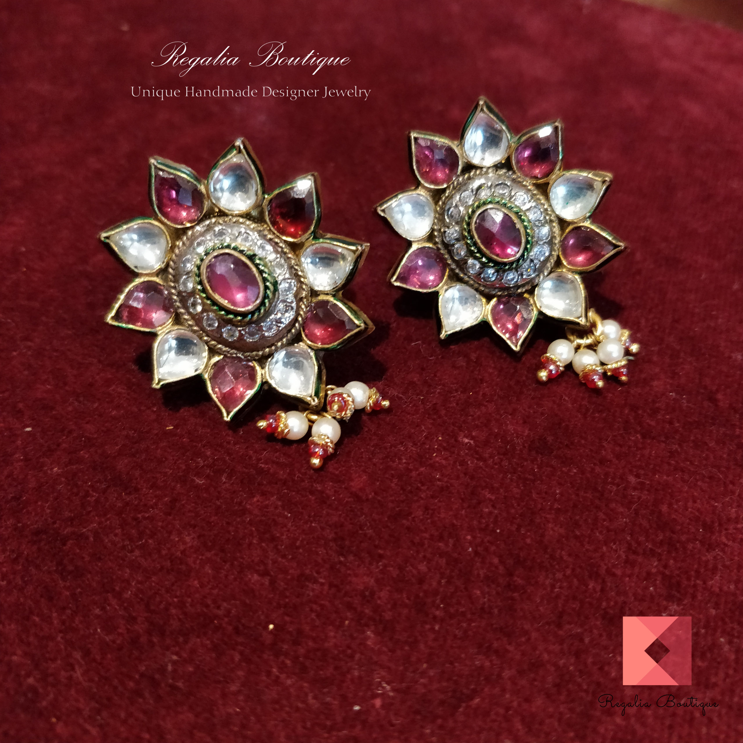 Kundan Stud Earrings