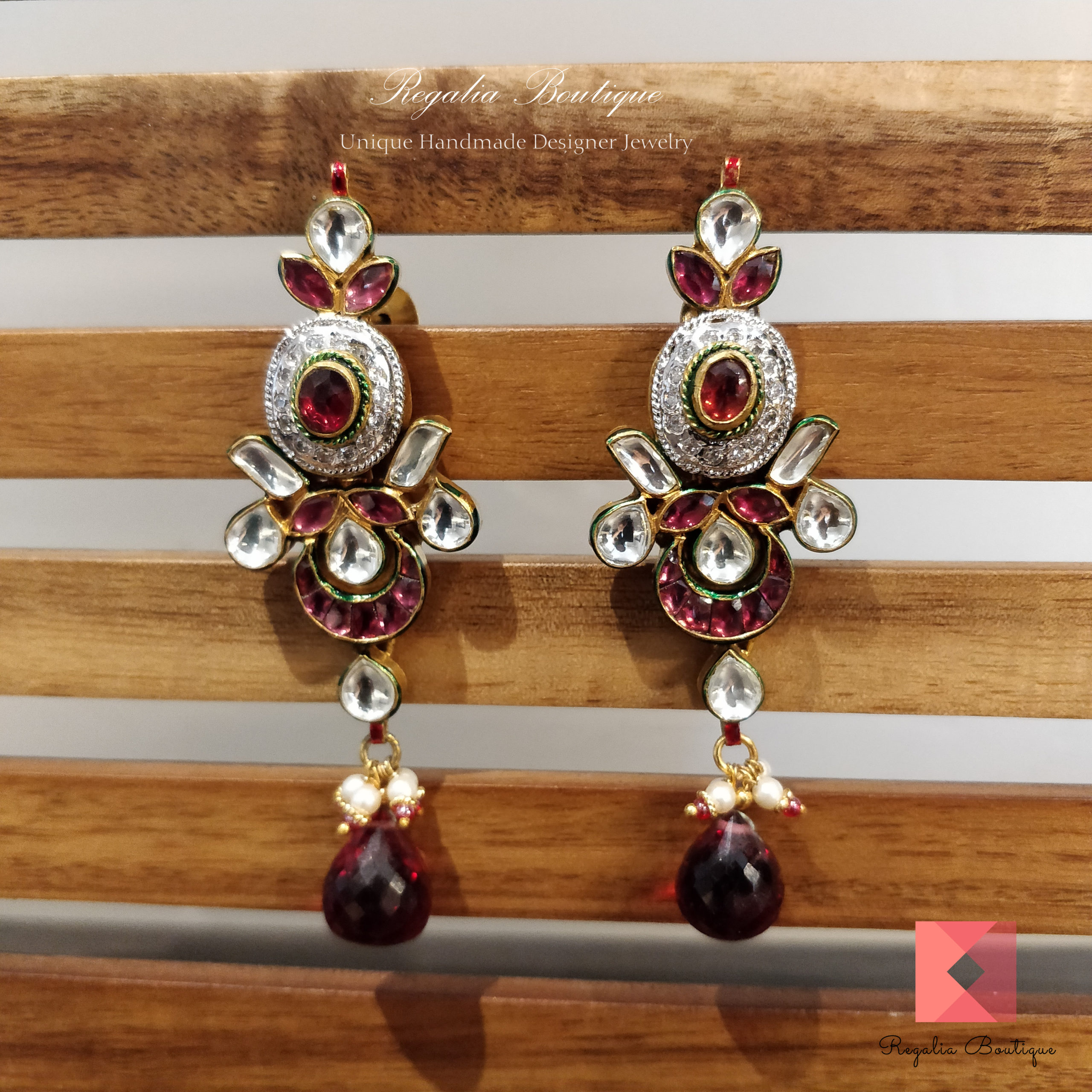 Grand Kundan Earring