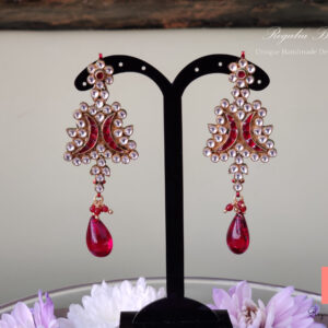 Ruby Studded Earrings