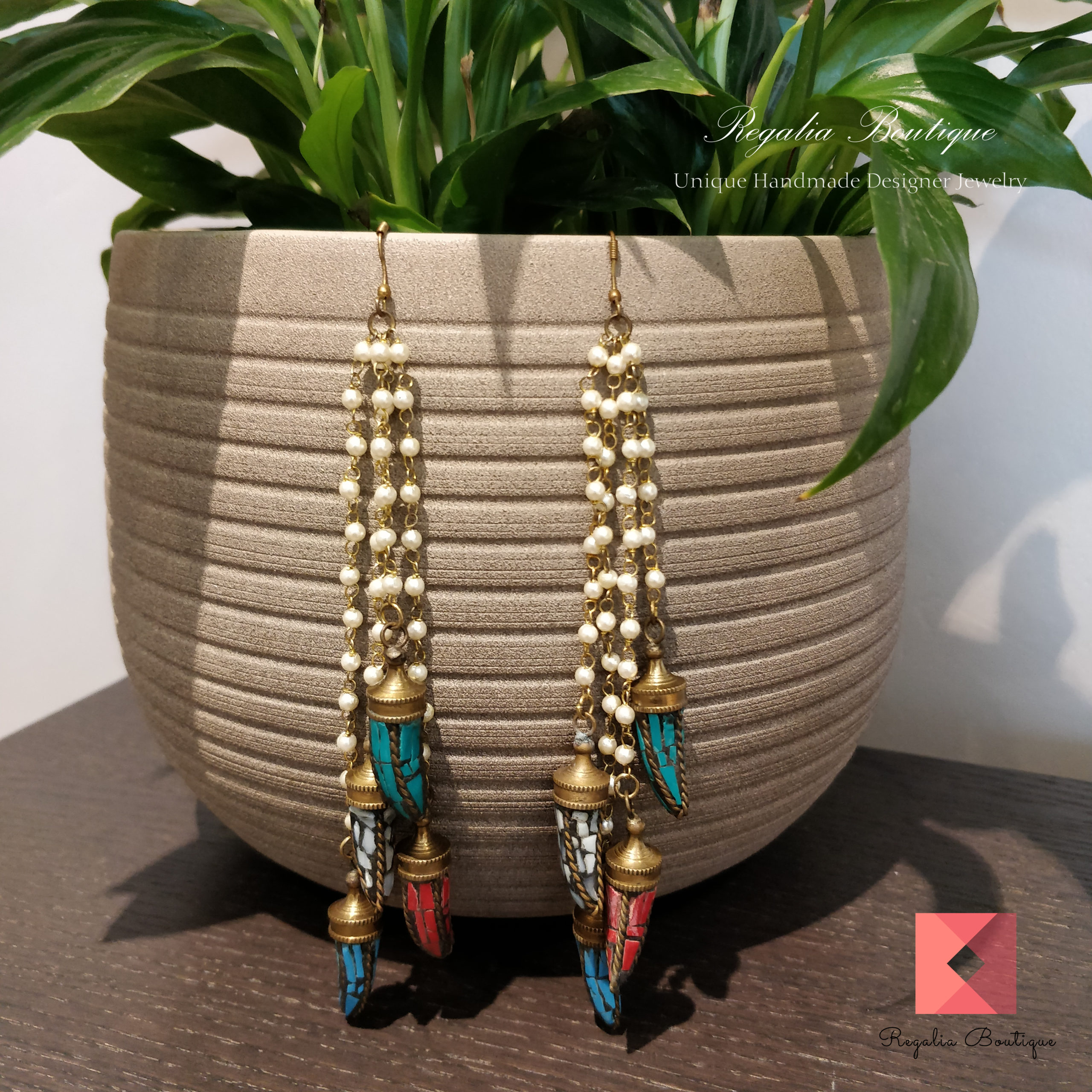 Mirchi Pearl Danglers