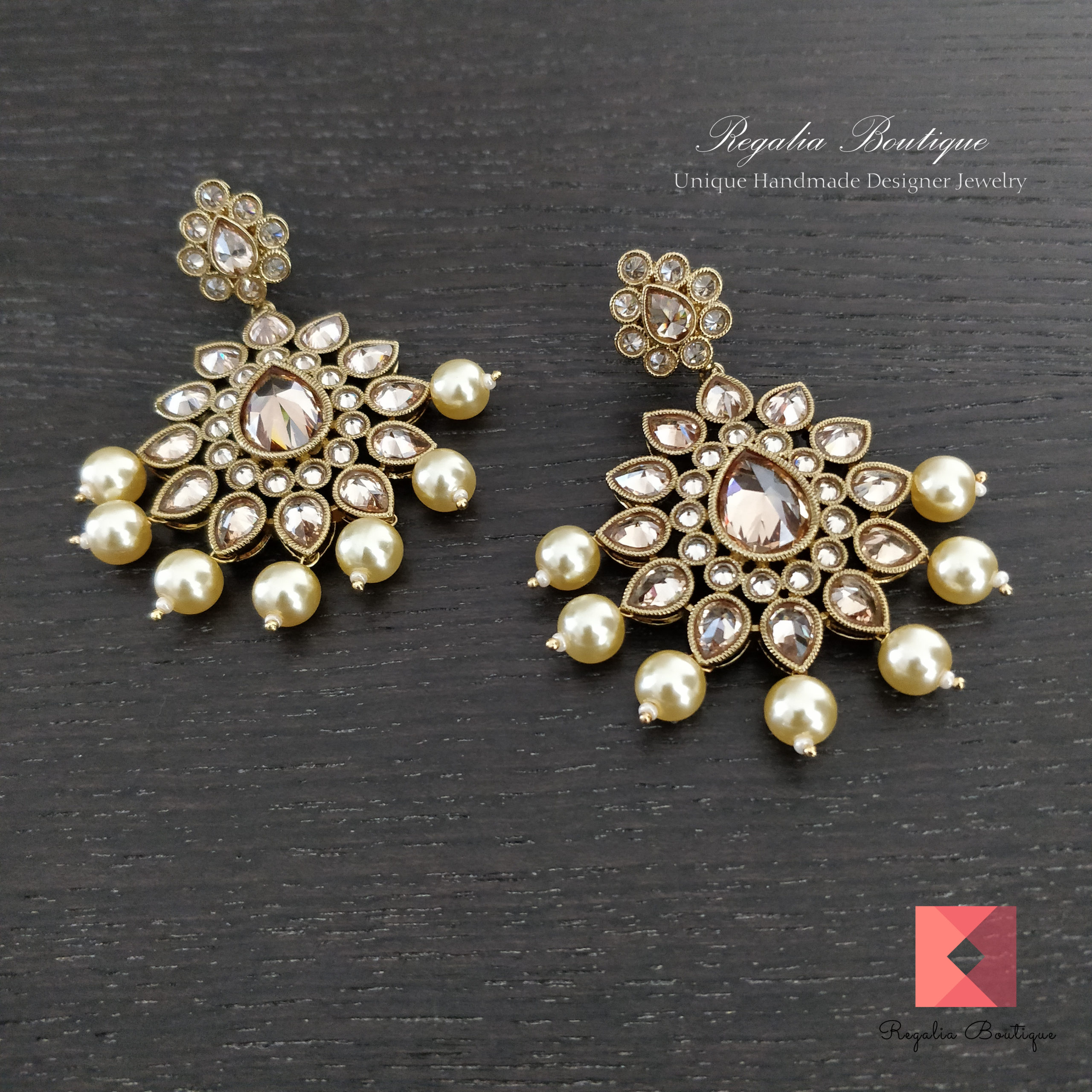 Grand Kundan Earring