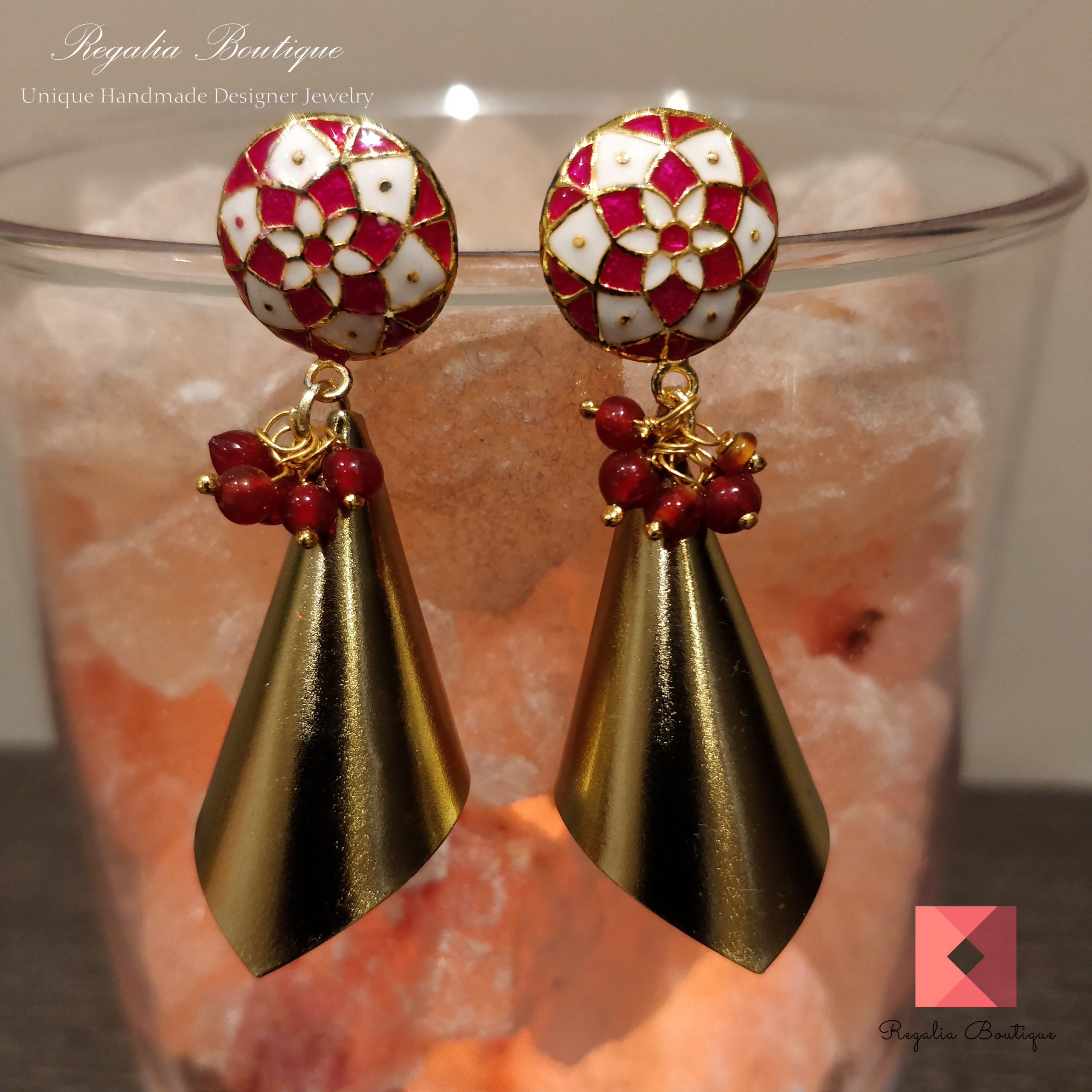 Conic Metal Earrings