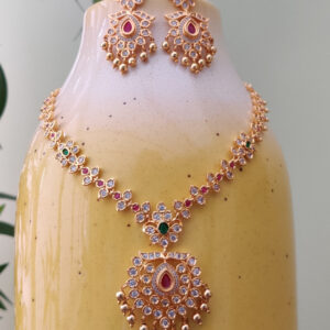 Classic Zircon Necklace Set