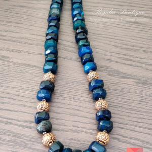 Hexagon Faceted Necklace