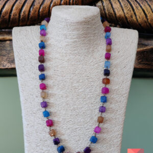 Vivid Semi-precious Bead Necklace