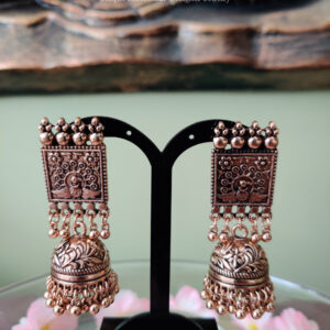 Copper Jhumkas