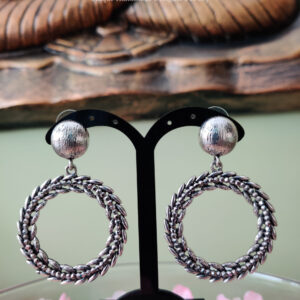 Zircon Silver Earrings