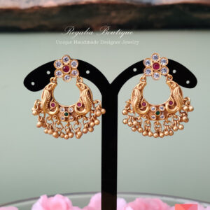 Mini Antique Peacock Chandbalis