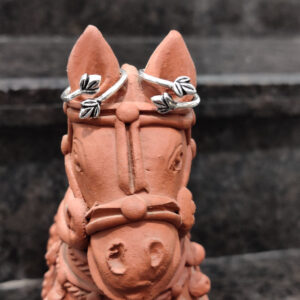 Pure Silver 92.5 Leaf Toe Rings