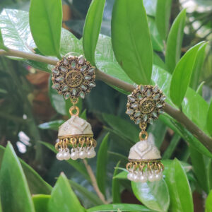Meenakari Jhumkas