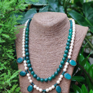 Twin Layered Pearl Necklace