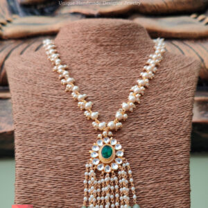 Kundan & Emerald Pearl Necklace