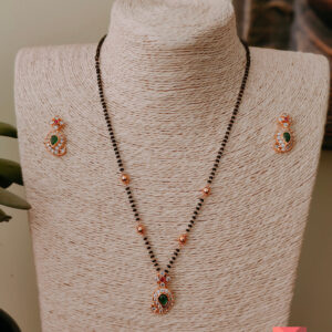 Blackbead Mango Pendant Set