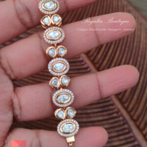 Size Adjustable Kundan Bracelet