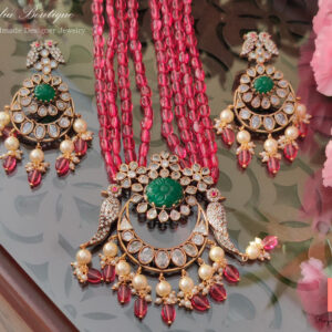 Victorian Parrot Pendant Set