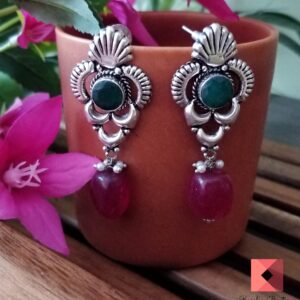 German Silver Dangler Earring