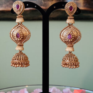 Long Designer Jhumka Earrings