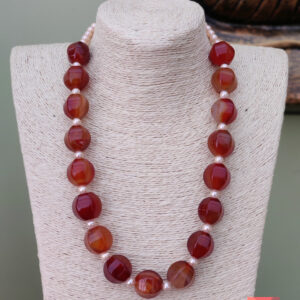Pearl & Semi-precious Bead Necklace