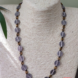 German Silver Dual-tone Flat Necklace