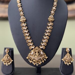 Maharani Lakshmi Antique Long Necklace Set