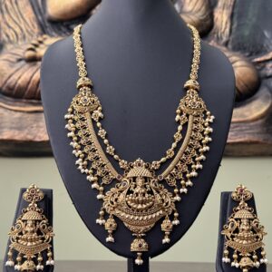 Divine Lakshmi Antique Necklace Set