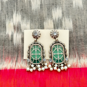 Pearl Mint Danglers