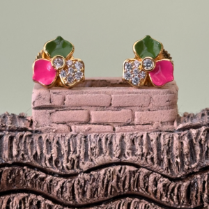 Vibrant Floral Studs
