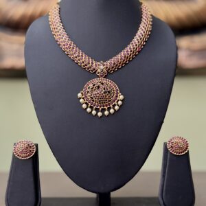 Kemp Pakshi Royal Necklace Set